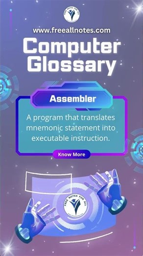 Assembler | Computer Glossary | Computer Dictionary and Terms #computerkeys #computers