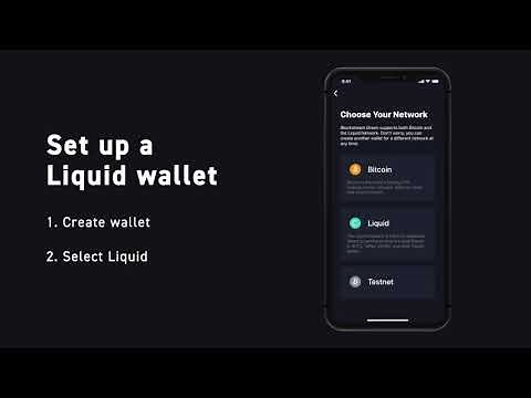 Blockstream Green | How to set up a Liquid wallet