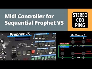 Midicontroller for Sequential Prophet VS - realtime programming and DAW-automation