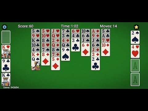 FreeCell Solitaire (by MobilityWare) - offline solitaire card game for Android and iOS - gameplay.