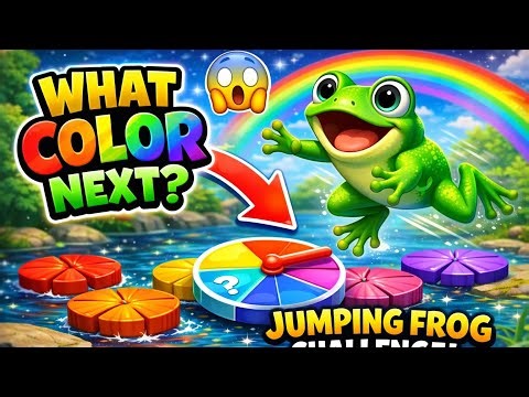 What Color Next? 🐸🌈 Jumping Frog Challenge!
