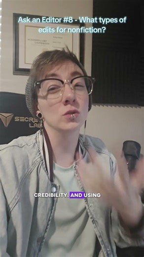 Ask an Editor Part 8 - What type of editing for nonfiction?