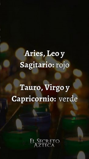 Color de VELA según tu signo para la Santa Muerte 🕯️♌