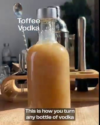 This may look mad, but trust me – you’ll never pay £5.50 for a shot of toffee vodka at the bar ever again when you find out how easy it is to make at home. Heating a handful of Werther's Original in the dish washer (no, really) makes them melt nicely into the vodka. Whack the dishie on at the start of pre-drinks and in half an hour you’ll have the most delicious drink you’ve ever tasted. Just let it cool down a bit in the freezer first. Let me know if you try it out. Toby xx Full recipe: https:/