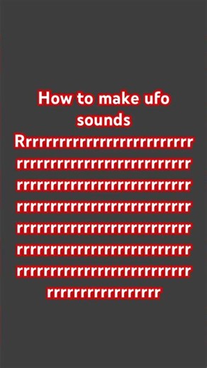 How to make ufo sounds 🛸