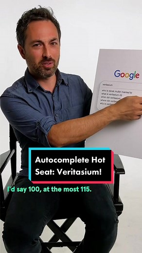 We finally got Derek in the hot seat 🔥🪑His full WIRED Autocomplete Interview is now live on Youtube! #wiredautocompleteinterview #veritasium #derekmuller #wired #sciencetok