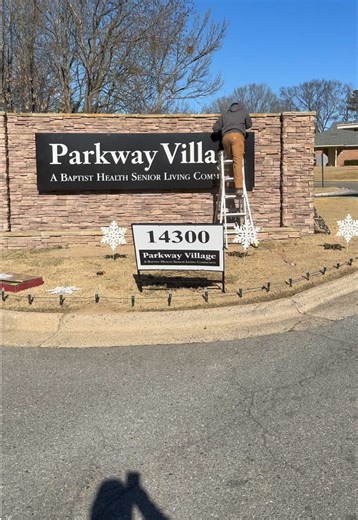 Installing these beautiful entryway back and front lit signs. #fyp