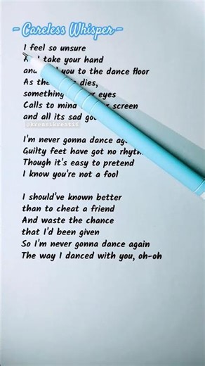 💔 No Dance Without You… | George Michael – Careless Whisper