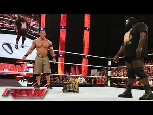 Mark Henry confronts John Cena: Raw, July 1, 2013