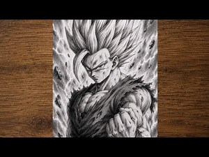 Ultimate Gohan Drawing Tutorial | Anime Pencil Art for Beginners