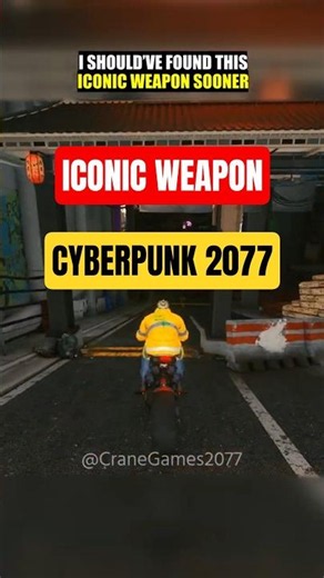 This Iconic Weapon Makes the Game More Fun #cyberpunk2077 #shorts