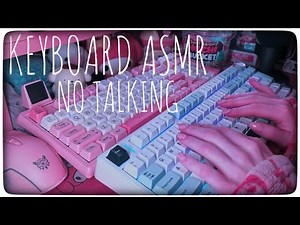 ASMR Keyboard Typing Sounds for Sleep and Focus 💻 No Talking