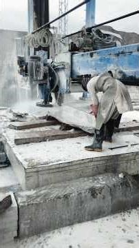 Amazing 6 Inch Wide Marble Cutting Process | Satisfying Stone Cutting #Shorts
