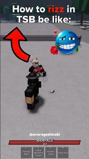 TSB Rizz Gone Completely WRONG.. 💀 #viralshorts #roblox #thestrongestbattlegrounds #tsb
