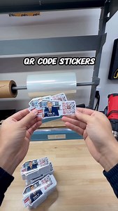 2.3K views · 47 reactions | QR Code stickers are a great way to promote your business. Upload your artwork/design, upload or have us generate a free QR code. Outdoor rated stickers! Size 2.5”x5” #packingorders #pov #instagood #orders | AADesigns.co | Facebook