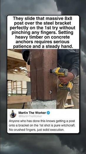 HEAVY TIMBER MEETS CONCRETE ANCHORS