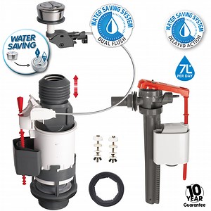 MW2 CLICK EXTENDABLE   JOLLYFILL Side Inlet Dual Flush Kit - Wirquin Manufacturing South Africa