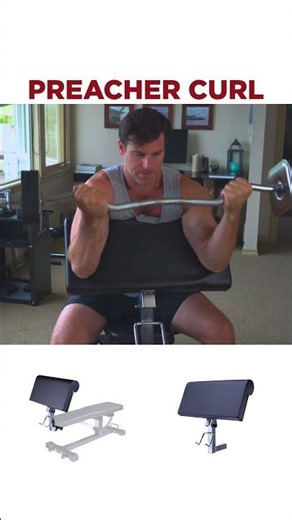 Preacher Curl Attachment for The Super Bench/PRO