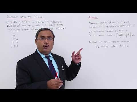 DBMS - Question Solve on B+ Tree - 2