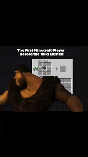 The first Minecraft player before the Wiki existed #shorts #memes #minecraft