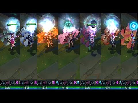 ALL Ahri Skins - League of Legends
