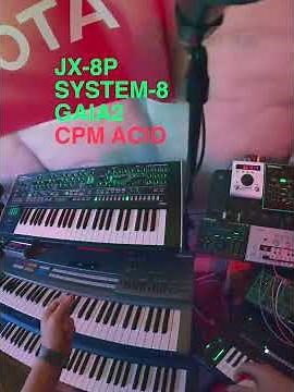 Mouthcam jams are BACK: JX-8P, System-8, Stylophone