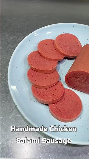 chicken salami sausage recipe | homemade chicken salami | #salami #cheflife #sausage #foryou