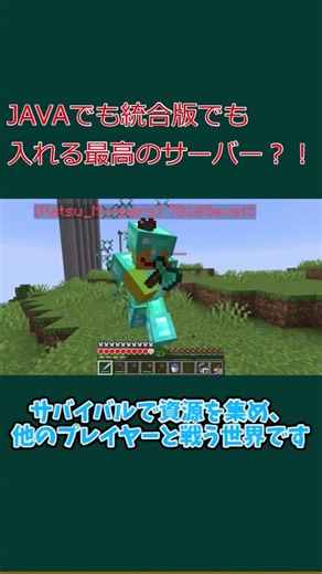 「Natsu鯖」絶対入るべきサーバー Java版、統合版どちらでも！