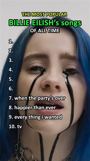 The BEST Billie Eilish Songs Ranking!