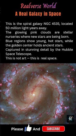 “This Is What a Real Galaxy Looks Like in Space” #universe #spaceexploration