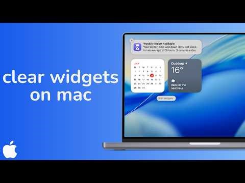 How to Make Desktop Widgets Clear on Mac | Full Guide