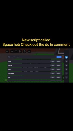 New Space Hub Script for Roblox