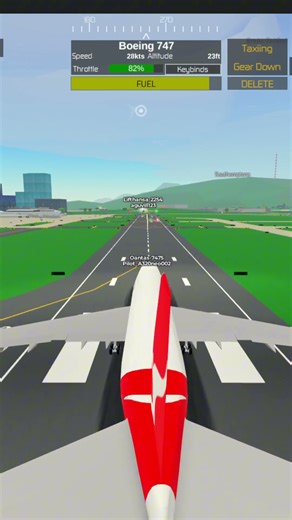 B747 GR → Orenji PTFS roblox #aviation