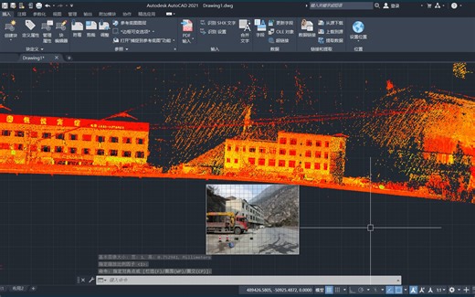 点云用cad画立面图