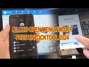 iCloud open menu fmi off free unlocktool 2024 Tutorial