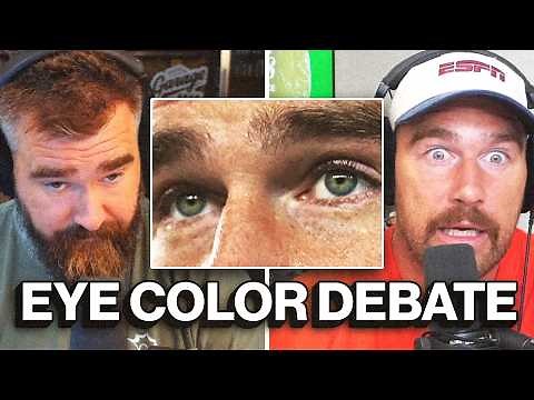 What color are Travis' eyes? Jason and Trav settle the debate once and for all