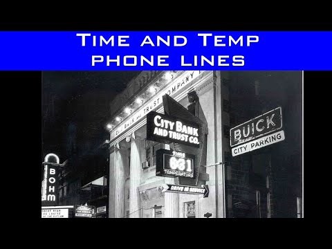 Time and Temperature Phone Numbers