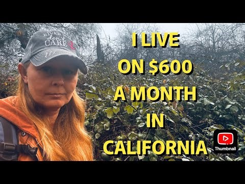 HOW I LIVE ON $600 A MONTH IN CALIFORNIA