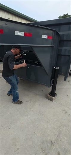 Hydraulic Landing Install on BCI Dump