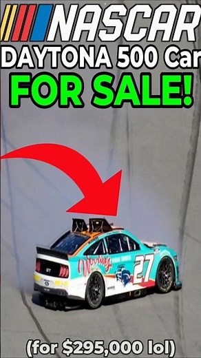 The NASCAR Stock Car From The 2022 Daytona 500 That's Now FOR SALE! #shorts