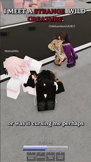 I MET A STRANGE CREATURE IN JUJUTSU SHENANIGANS