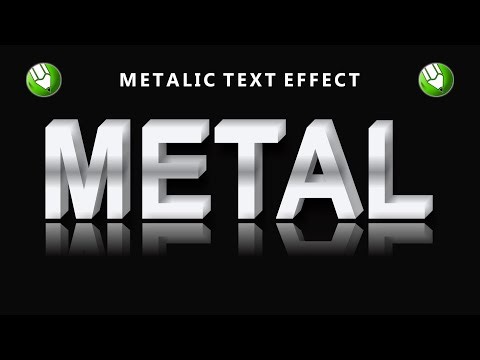 How to Create Metal Text Effect in CorelDraw | 3D Typography Tutorial | Easy Tutorial !