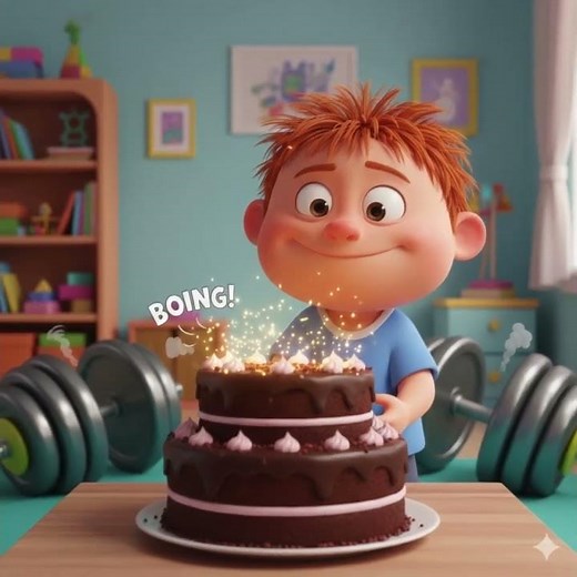 😂 Gym vs Cake – Weight Gain Meme Short | Funny Cartoon Relatable