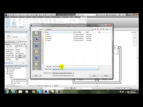Revit 05-43 Saving and Loading Groups