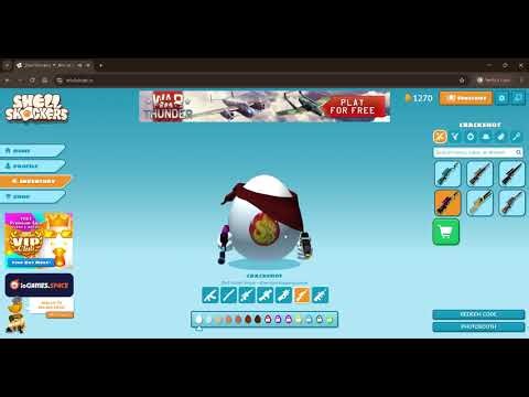 Redeeming the *SUPER RARE* Red Gogles | Shell Shockers code cracks