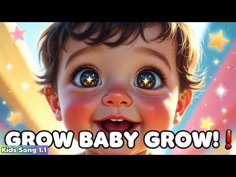 Cute Baby Song for Growth 🌟 | Kids Learning & Motivation Video