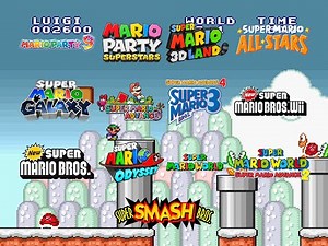 Super Mario Bros Overworld Theme Mashup (13 Songs)