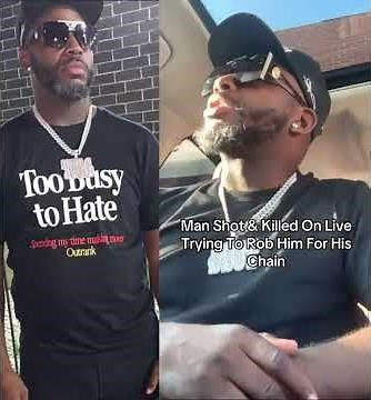 Man Shot and Killed During Live-Stream Robbery Attempt in Chicago 😳💔