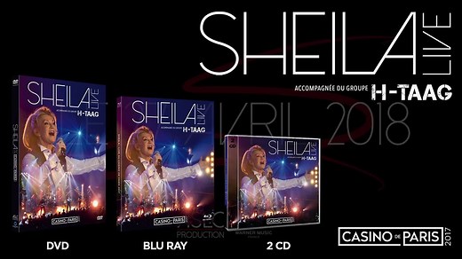 Revivez le concert de Sheila au Casino de Paris sur DVD, Blu-Ray et 2CD ! | Sheila