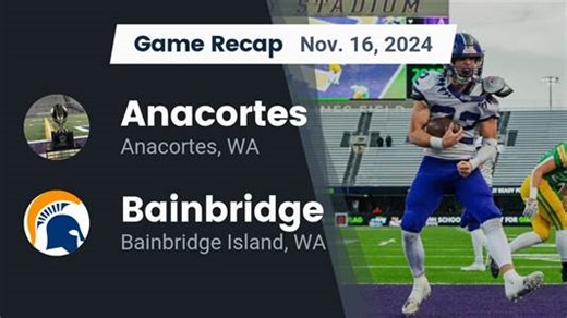 Football Recap: Anacortes Finds Playoff Glory Versus Tumwater